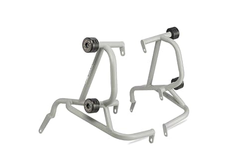 Bizen Triumph Speed 400 & Scrambler 400x Premium Crash Guard/Engine Gaurd with Double Frame Sliders - Silver
