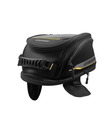 Cramster Beetle V2 Tank Bag 9L - Durable Polyester Fabric | Genuine 3M Reflective Panels | Genuine YKK Zippers - Black