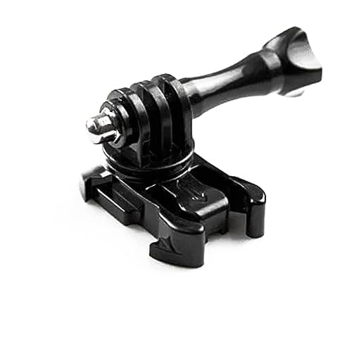 Action Pro 360 Degree Rotation Quick Release Buckle Base Adapter Mount Screw Compatible with SJCAM SJ4000 GoPro 13/12/11/10/9/8/7/6/5/4/3 Yi, 4K, Eken, Insta360, Noise Play and Other Action Camera