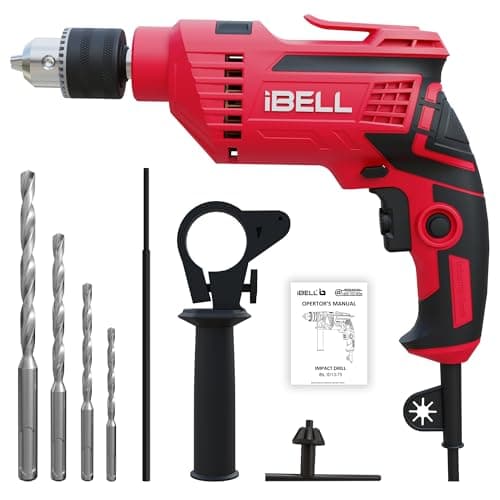 IBELL Impact Drill ID13-75, 650W, Copper Armature, Chuck 13mm, 2800 RPM, 2 mode selector, Forward/Reverse with variable speed-6 months warranty