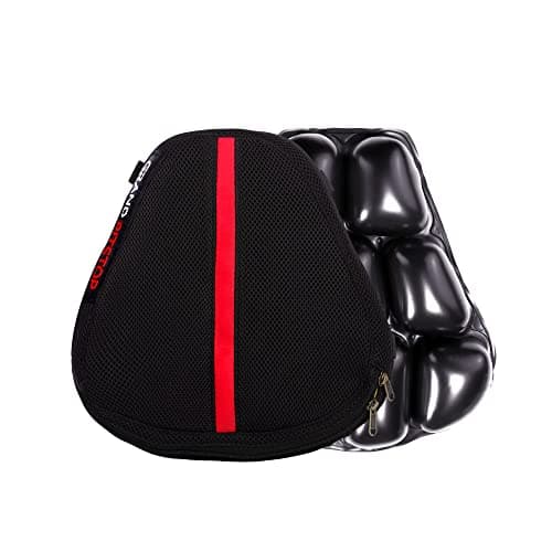 GRAND PITSTOP Inflatable Seat Cushion | Breathable Mesh | Non-Skid Bottom | Multipurpose Air Cushion for Bike, Office Chair, Car | Medical Use | Ideal for Pressure Relief