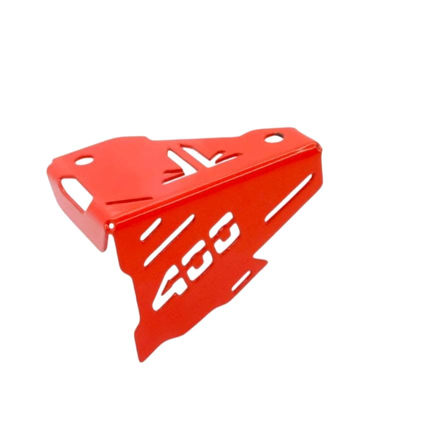 TriumphH Speed 400 Front Oil Reservoir Cap |Front Oil Cap, Heavy-Duty Metal Construction, Red.